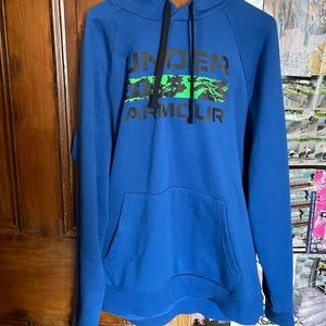 blue under armor hoodie